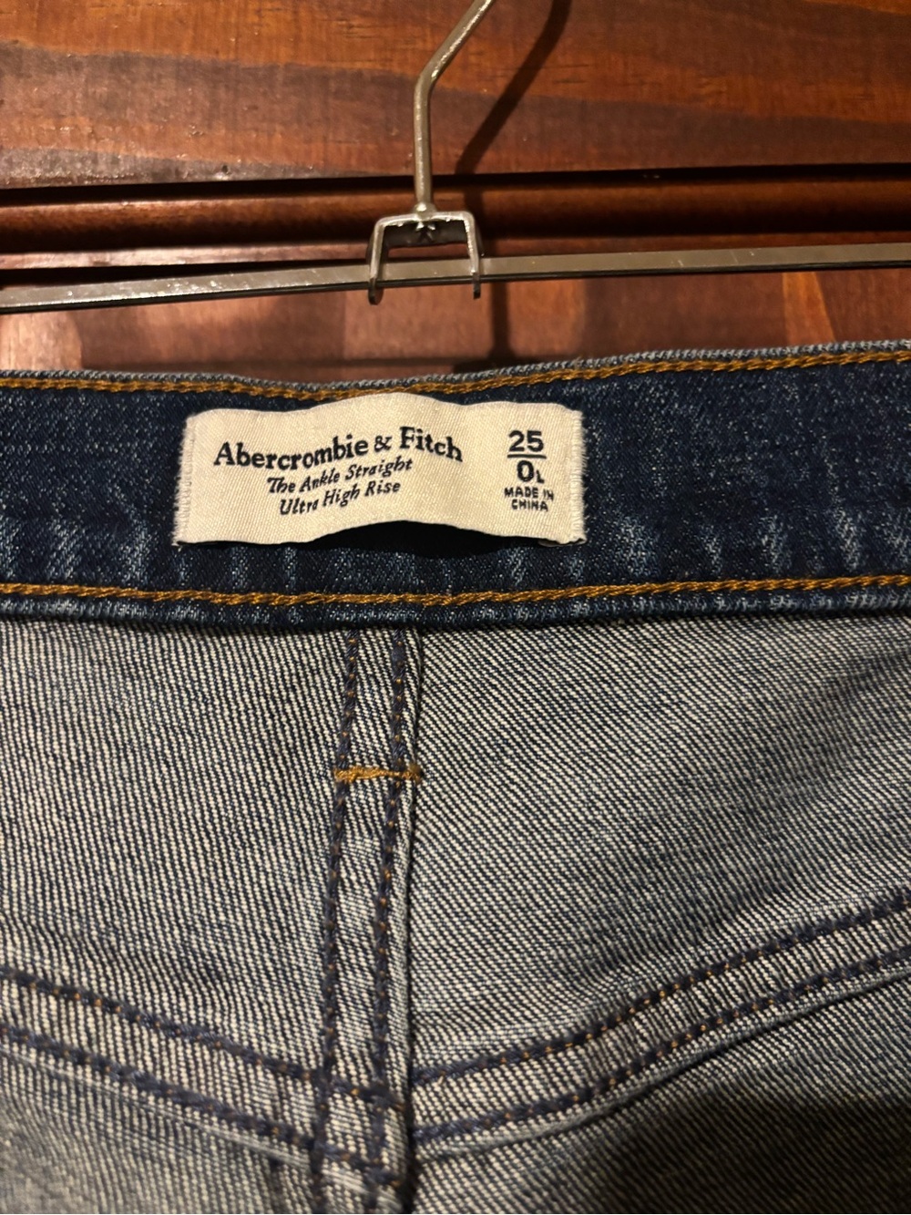 Abercrombie & Fitch Light Blue Slim Straight Jeans